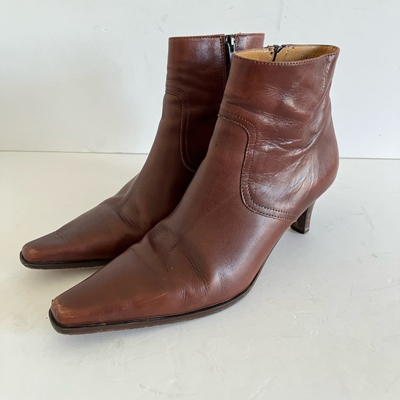 Vintage Coach Italy Alexis Ankle Boots Size 7.5B - Picture 2 of 10